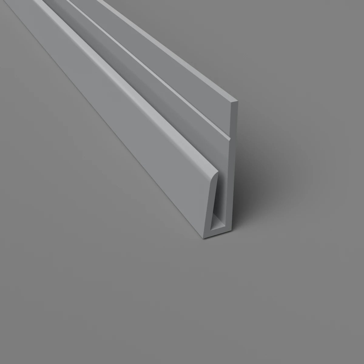PVC Edge Trim Cloud Grey | Cladding Warehouse