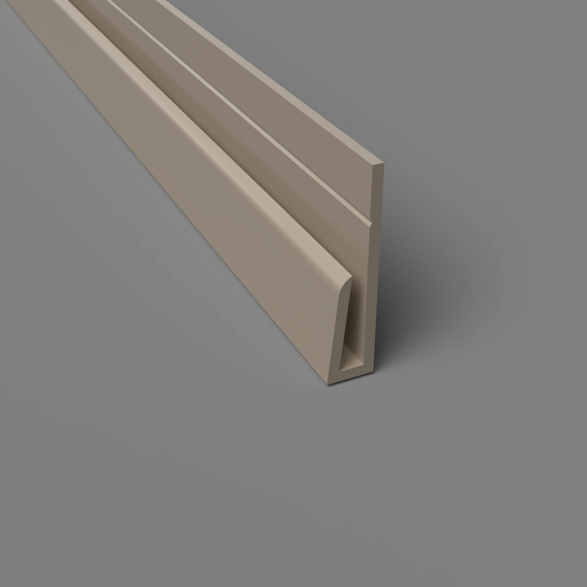 PVC K-Panel Edge Trim Fawn | Cladding Warehouse