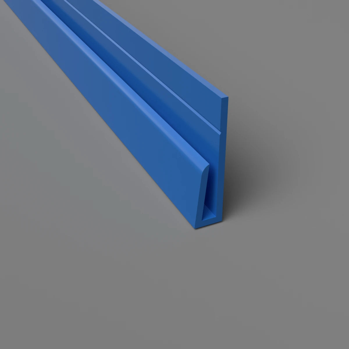 PVC Cladding Edge Trim Flint Blue | Cladding Warehouse