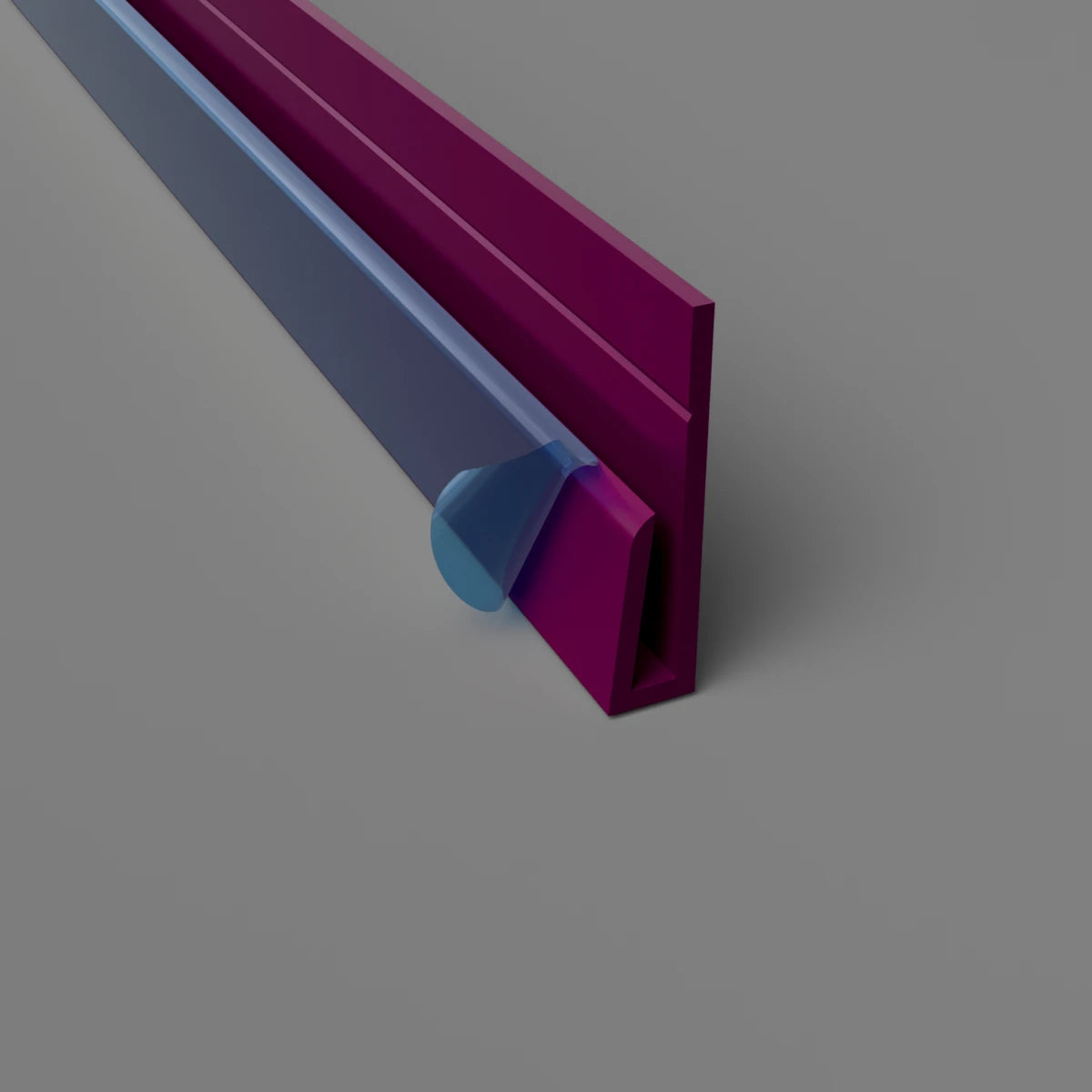 PVC Cladding Edge Trim Purple | Cladding Warehouse