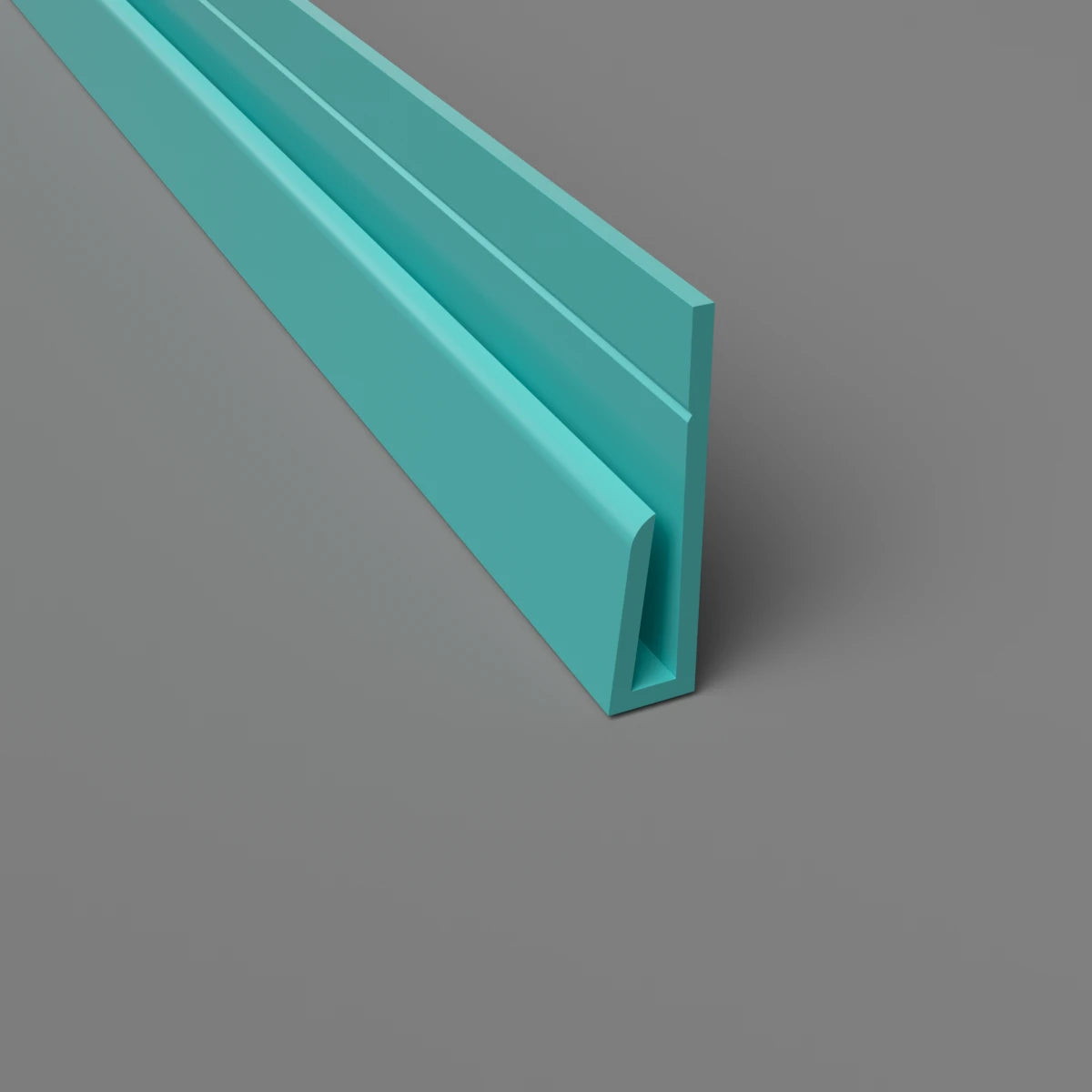 PVC Cladding Edge Trim Turquoise | Cladding Warehouse