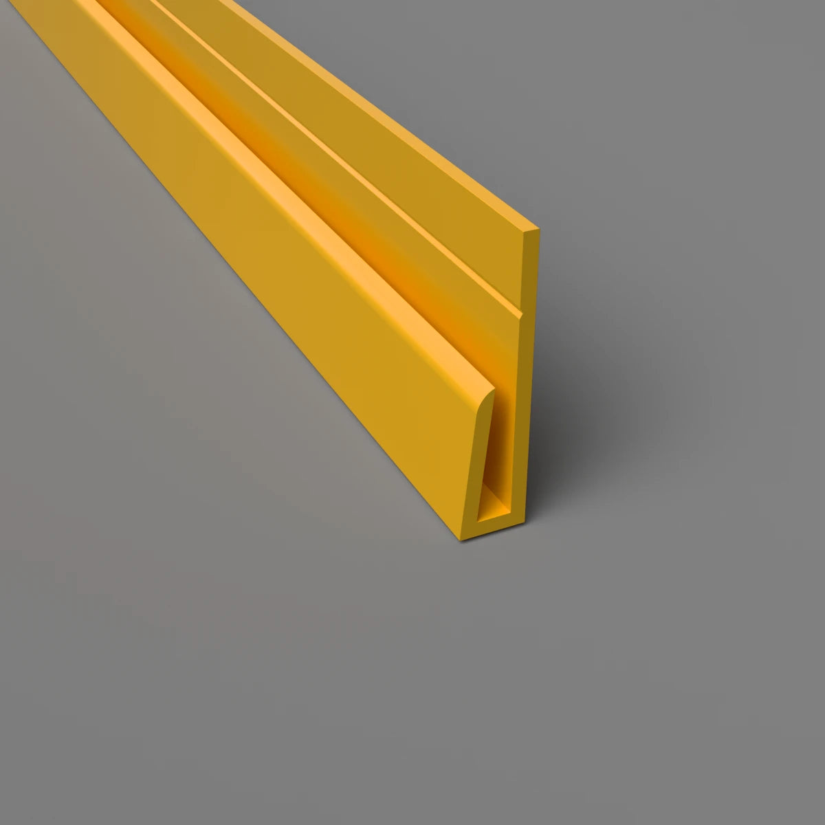 PVC Cladding Edge Trim Yellow | Cladding Warehouse