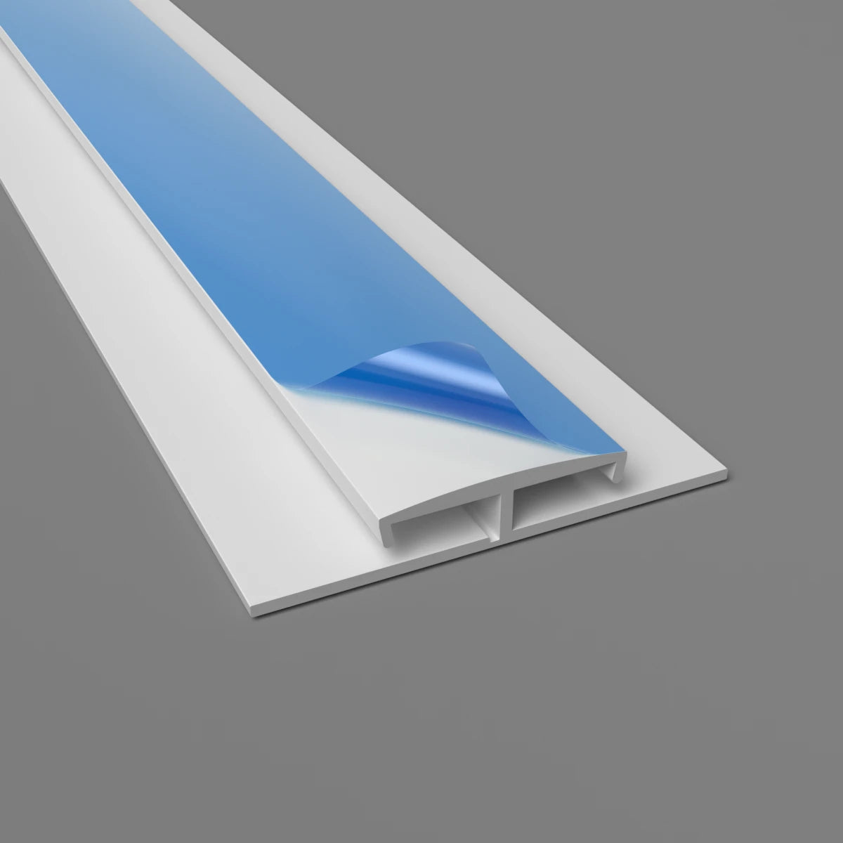 Single Part H Divider Cladding Trim White