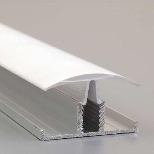 10mm Aluminium H-Panel 2-Part H Divider Cladding Trim White