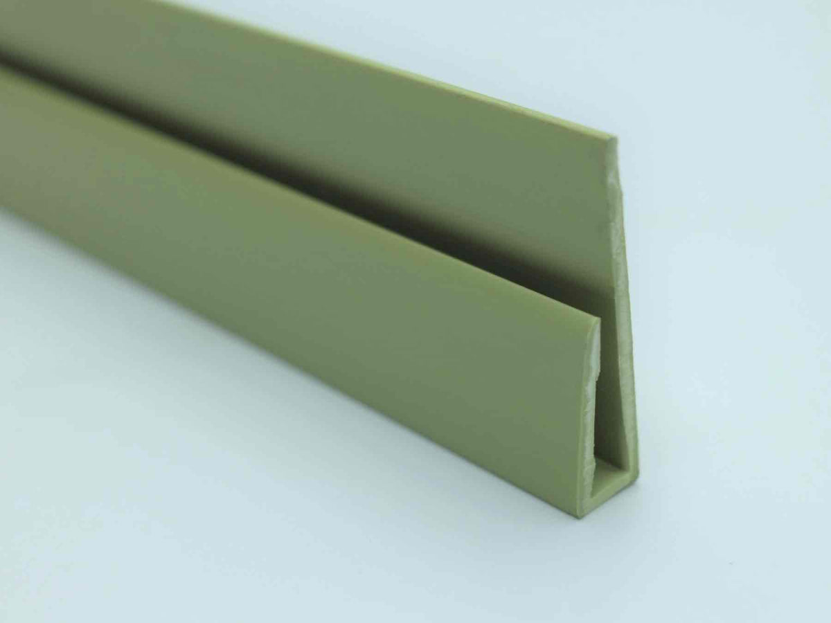 PVC Cladding Edge Trim Olive Green | Cladding Warehouse