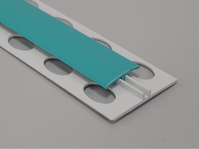 2-Part H Divider Cladding Trim Turquoise