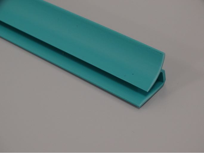 Internal Radius Corner Cladding Trim Turquoise