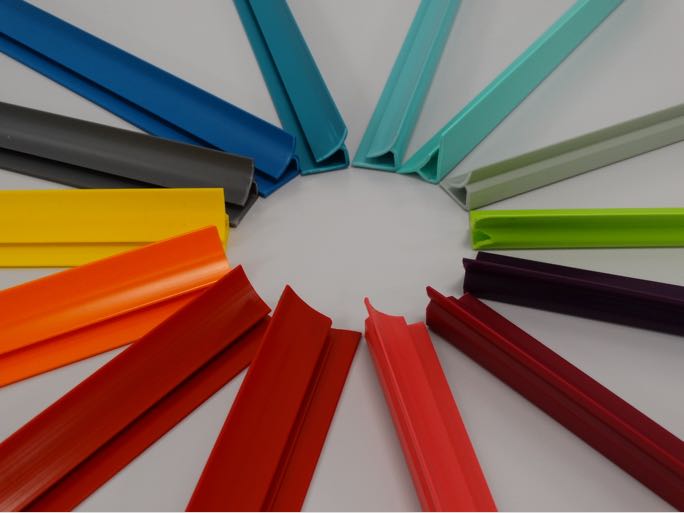 PVC Internal Radius Corner Trim Pink | Cladding Warehouse