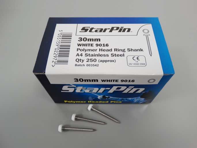 Polymer Headed Pins 30mm